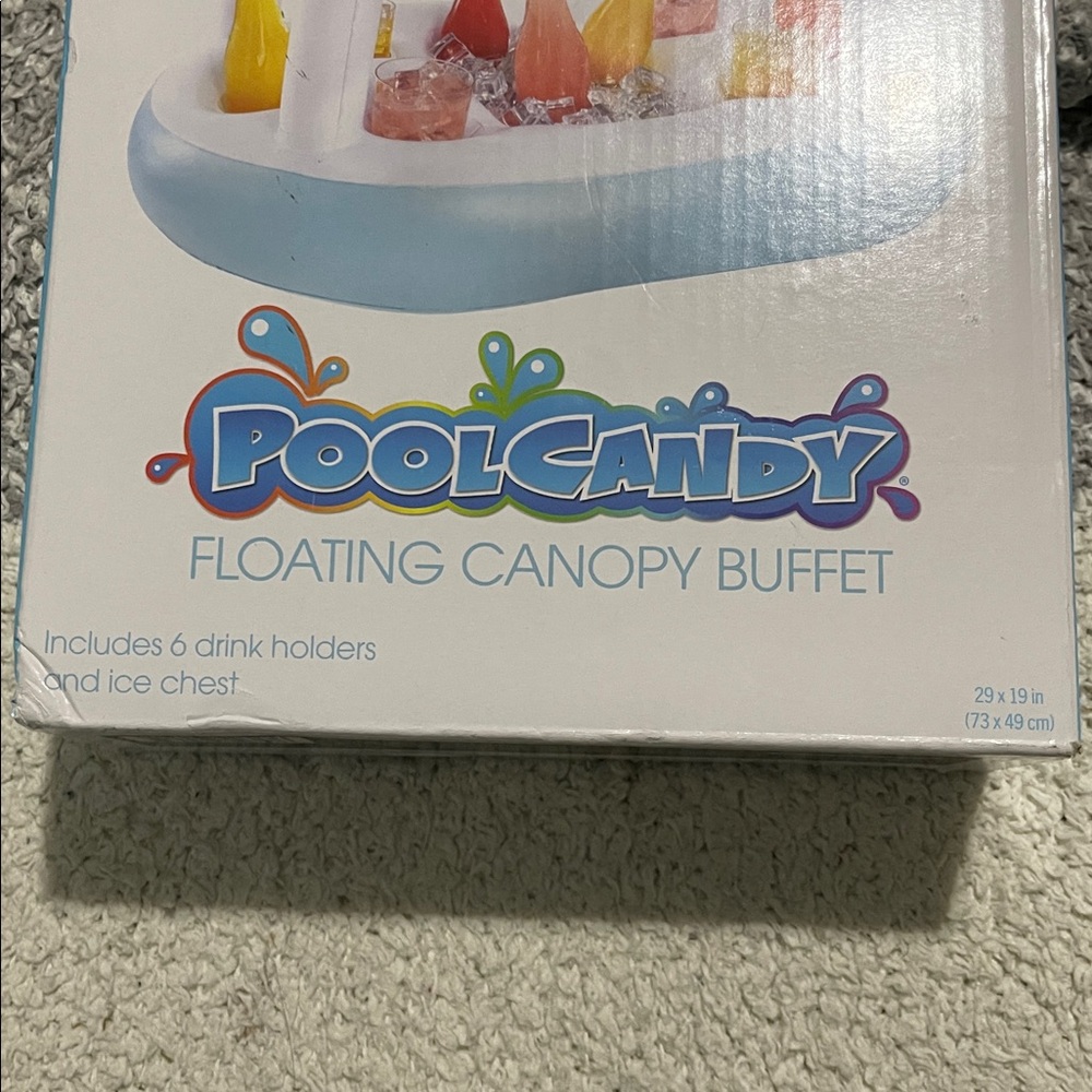 PoolCandy Floating Canopy Buffet- NIB - Picture 2 of 5